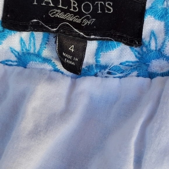 Talbots Floral pencil ‎ skirt 4 - Picture 3 of 8